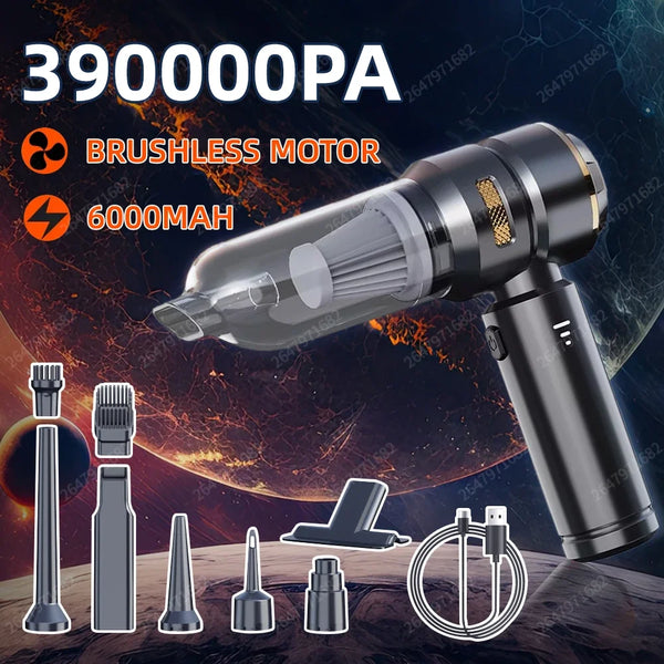 High-Power Cordless Car Vacuum & Air Duster