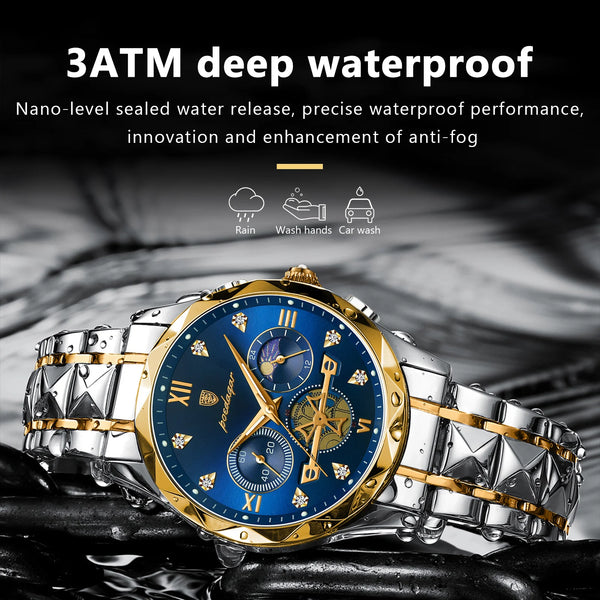 Luxury Men’s Quartz Wristwatch