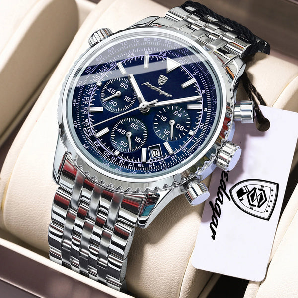 POEDAGAR Luxury Chronograph Men’s Watch