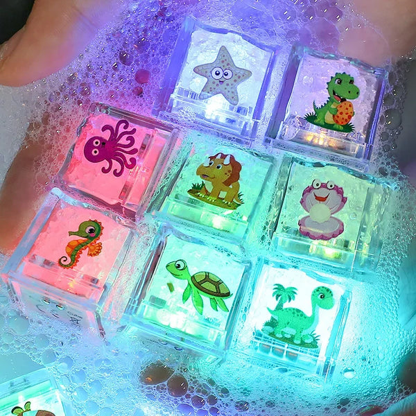 LED Light Up Waterproof Bathtub Toys for Kids