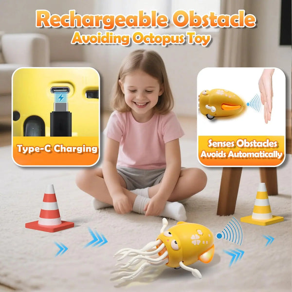 Baby Kids Electronic Dancing Squid Octopus Toy