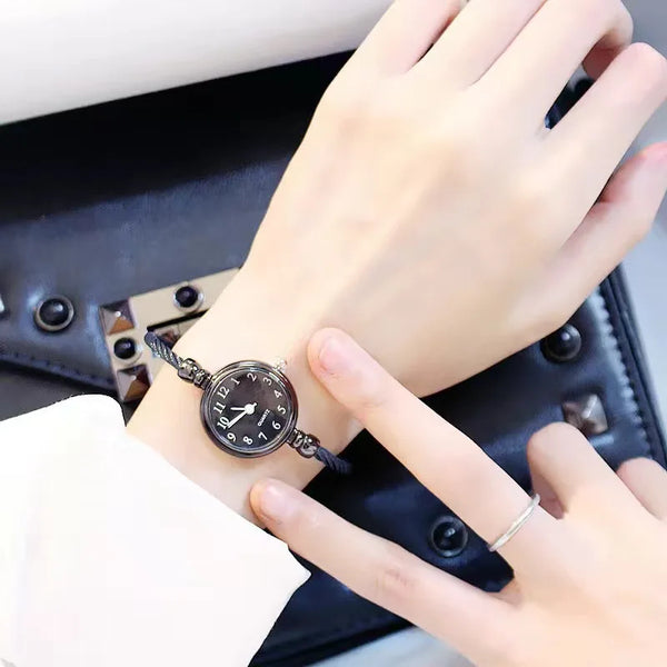 Women’s Gold Bangle Watch Stainless Steel Quartz
