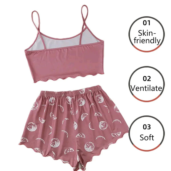 Dreamy Moon & Planet Pyjama Set