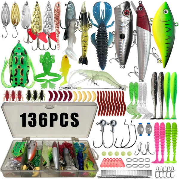 Catch More Fish with the Ultimate Multi-Piece Fishing Lure Kit!