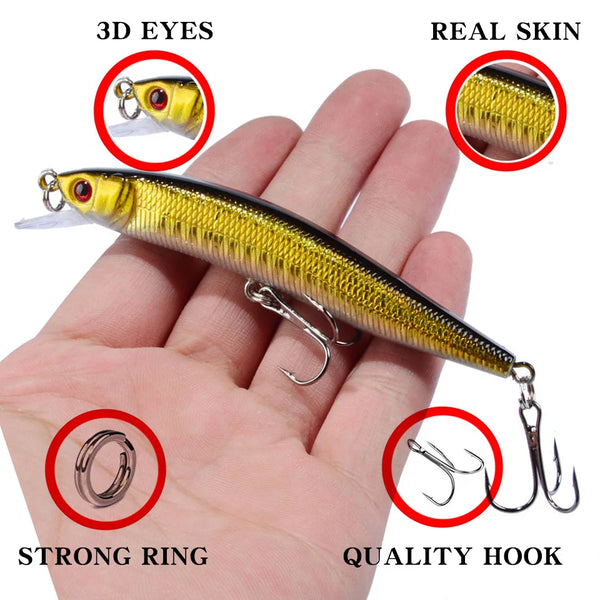 95mm Floating Minnow Fishing Lure