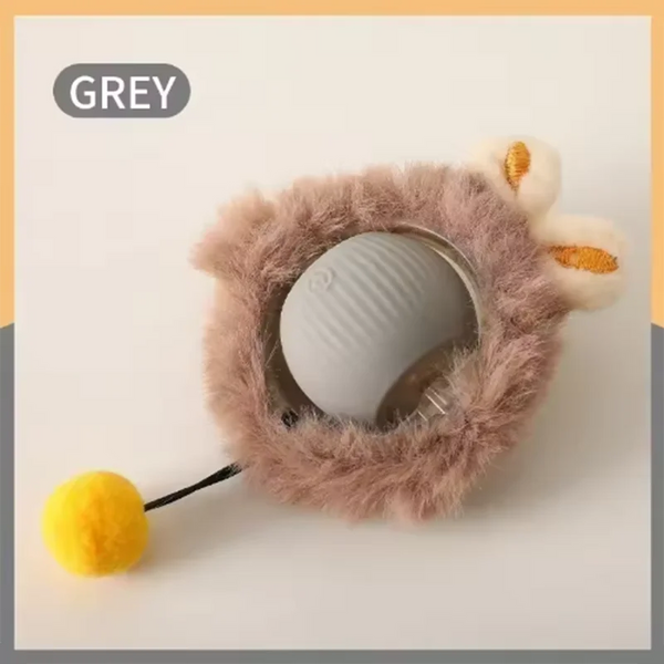 Automatic Hot Dog Cat Toy Ball Interactive Bite-Resistant