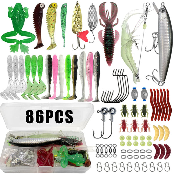 Catch More Fish with the Ultimate Multi-Piece Fishing Lure Kit!