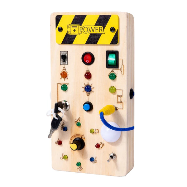 Make Learning Fun with This LED Montessori Busy Board for Kids!