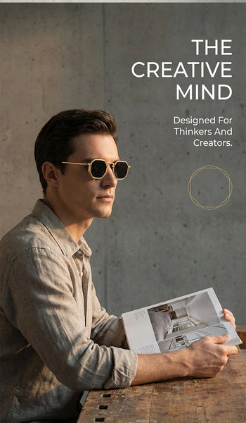 Hexagon Sunglasses Men’s