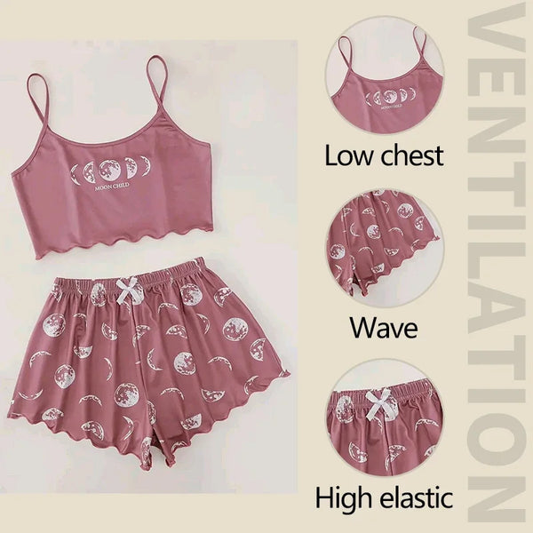 Dreamy Moon & Planet Pyjama Set