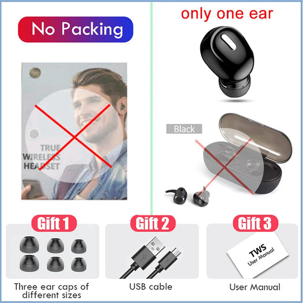 New Wireless TWS Earbuds – Bluetooth 5.0 & Waterproof