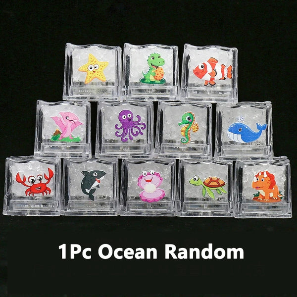 LED Light Up Waterproof Bathtub Toys for Kids