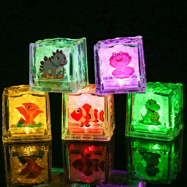 LED Light Up Waterproof Bathtub Toys for Kids