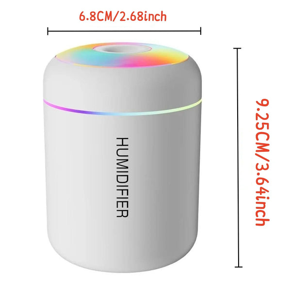 Mini Air Humidifier Aroma Diffuser LED Mist Maker