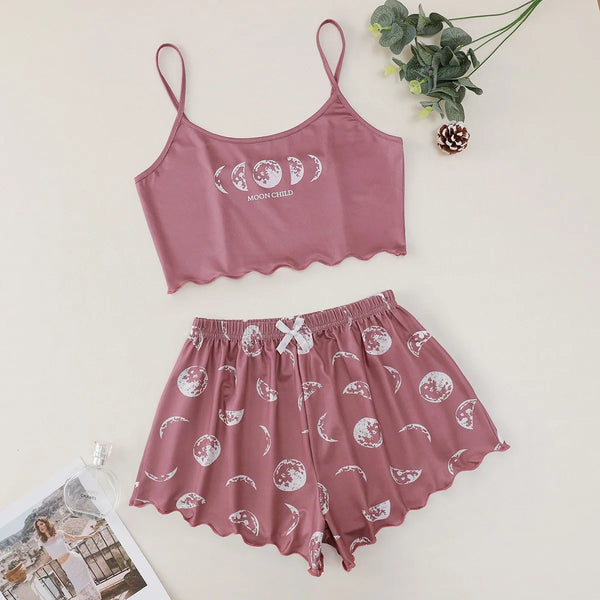 Dreamy Moon & Planet Pyjama Set