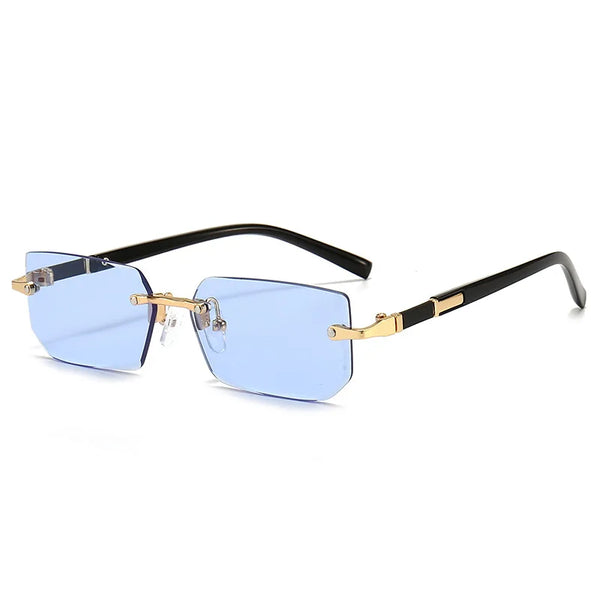 Upgrade Your Style with Trendy Rimless Rectangle Sunglasses