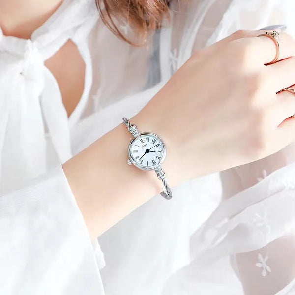 Women’s Gold Bangle Watch Stainless Steel Quartz