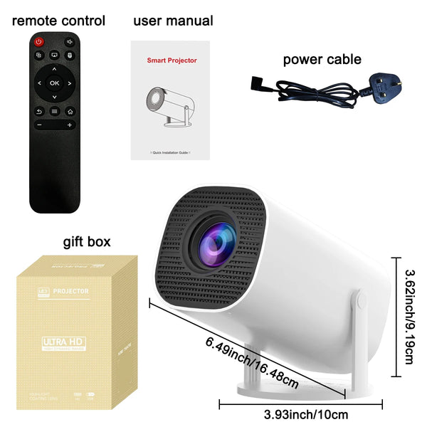 4K Supported Android Portable Home Theater & Gaming Projector

🚀 Benefits