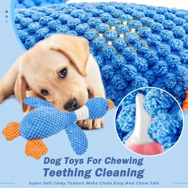 Tough Squeaky Plush Pet Toy