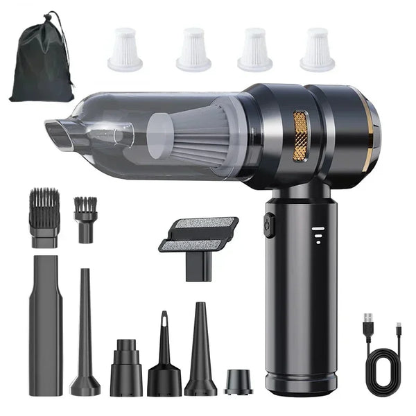 High-Power Cordless Car Vacuum & Air Duster