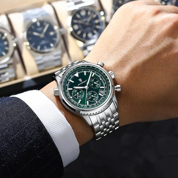 POEDAGAR Luxury Chronograph Men’s Watch