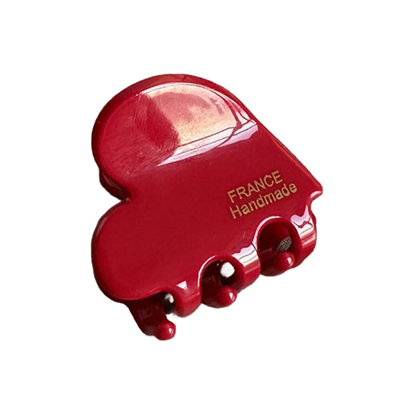 Elegant Heart-Shaped Hair Claw Clip