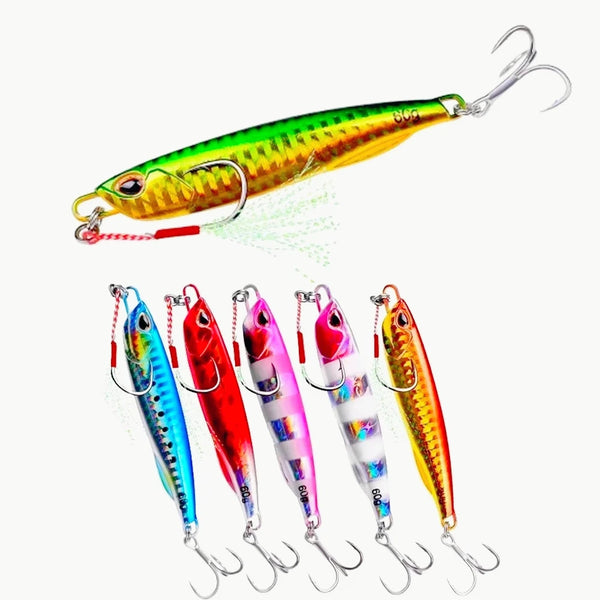 Heavy-Duty Metal Jig Fishing Lure