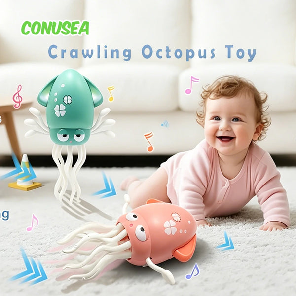 Baby Kids Electronic Dancing Squid Octopus Toy