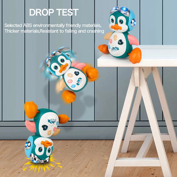 Musical Crawling Penguin Toy for Babies & Toddlers