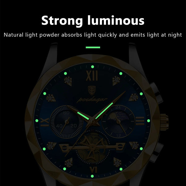 Luxury Men’s Quartz Wristwatch