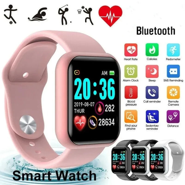 Smart Watch for Women & Men | Bluetooth Fitness Wristwatch