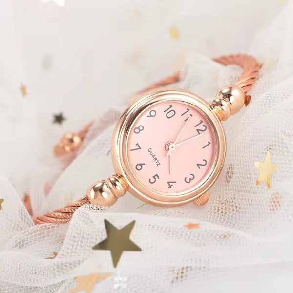 Women’s Gold Bangle Watch Stainless Steel Quartz