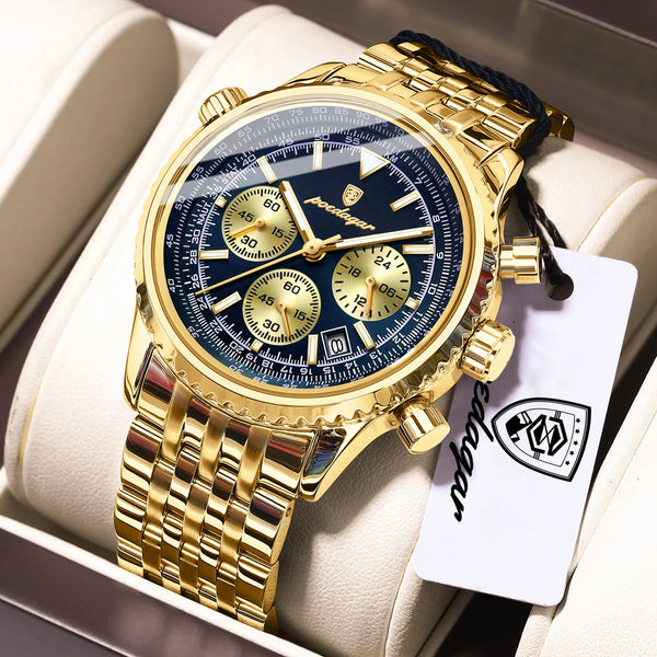 POEDAGAR Luxury Chronograph Men’s Watch