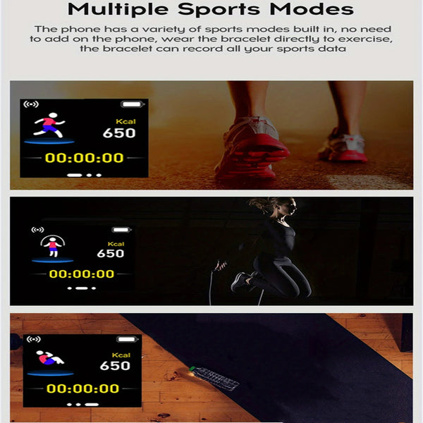 Smart Watch for Women & Men | Bluetooth Fitness Wristwatch