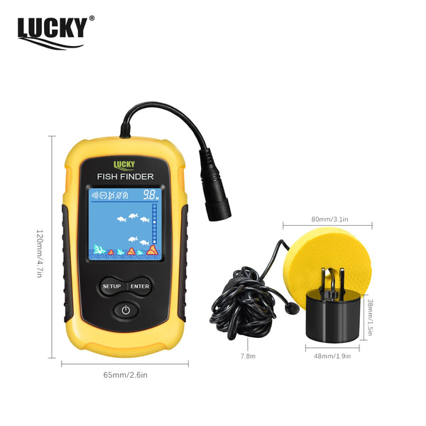 LUCKYLAKER Portable Fish Finder (Sonar Device)