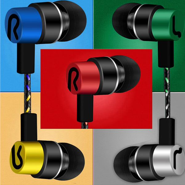 3.5mm In-Ear Wired Headphones (Basic Box) — Bass Stereo Earbuds