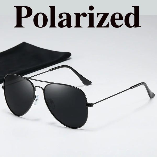 Luxury Polarized Square Sunglasses Vintage