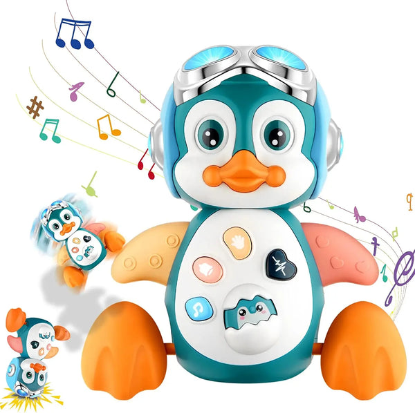 Musical Crawling Penguin Toy for Babies & Toddlers