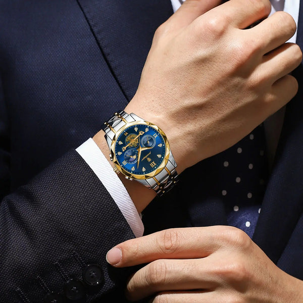 Luxury Men’s Quartz Wristwatch