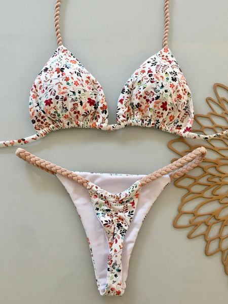 Sexy Halter Triangle Bikini Set Women’s