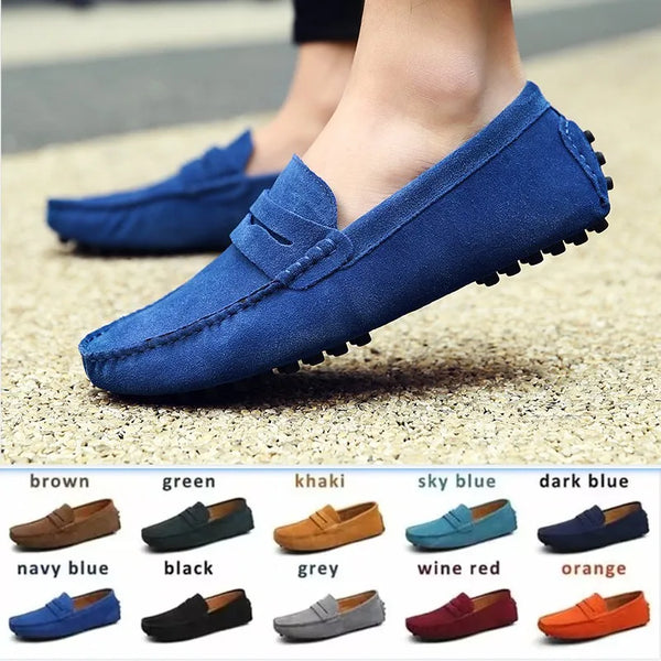 Casual Fashion Genuine Leather Loafers, Moccasins