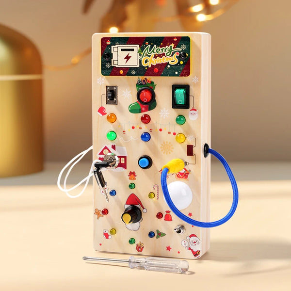 Make Learning Fun with This LED Montessori Busy Board for Kids!
