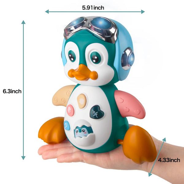 Musical Crawling Penguin Toy for Babies & Toddlers