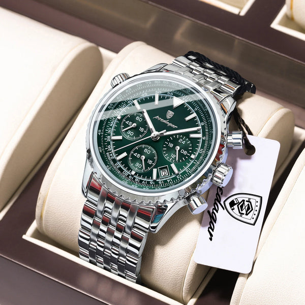 POEDAGAR Luxury Chronograph Men’s Watch
