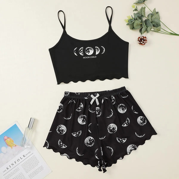 Dreamy Moon & Planet Pyjama Set