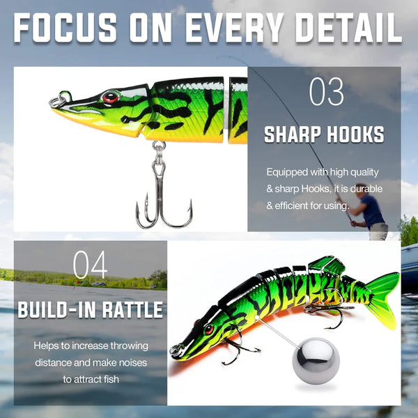 ANFS Multi-Jointed Swimbait Fishing Lure