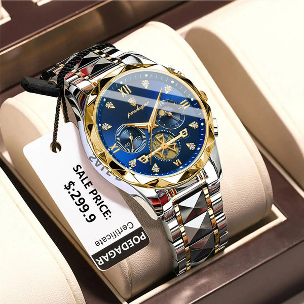Luxury Men’s Quartz Wristwatch