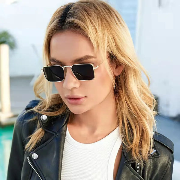 High-Quality Rectangle Sunglasses – Timeless Elegance for Men & Women