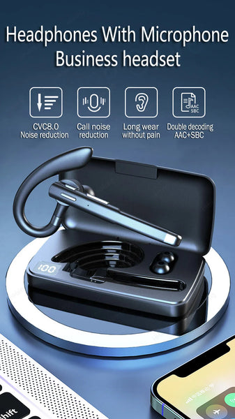 Wireless Stereo Headphones with Mic