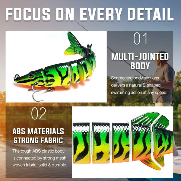 ANFS Multi-Jointed Swimbait Fishing Lure